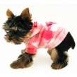 Lehký flísový Kabát pro malé psy Barberie růžový 