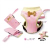 Postroj - kšíry BABY PINK 4 in1 postroj,vodítko,pás do auta