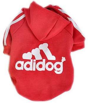 Mikina pro psy Adidog červená