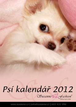 Psí kalendář Susanne Fashion 2012 velikost A4